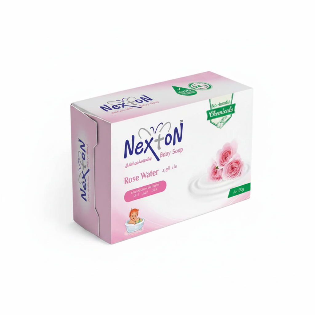 Nexton Baby Soap Rose Water - Square