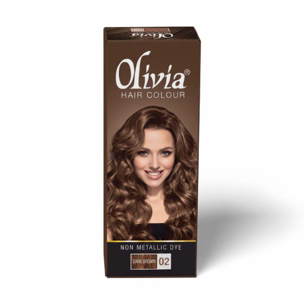 Olivia Hair Colour Dark Brown 02 - Centered