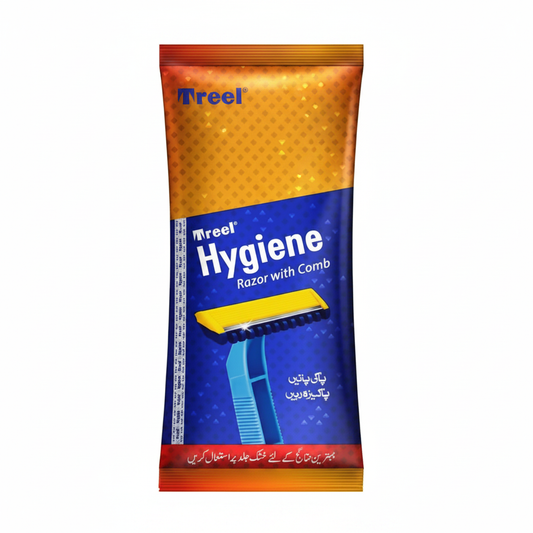 Treel Hygiene Razor with Comb